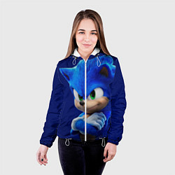 Куртка с капюшоном женская SONIC, цвет: 3D-белый — фото 2