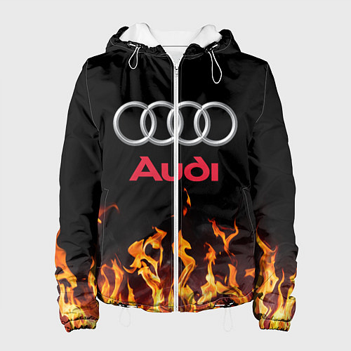 Женская куртка AUDI / 3D-Белый – фото 1