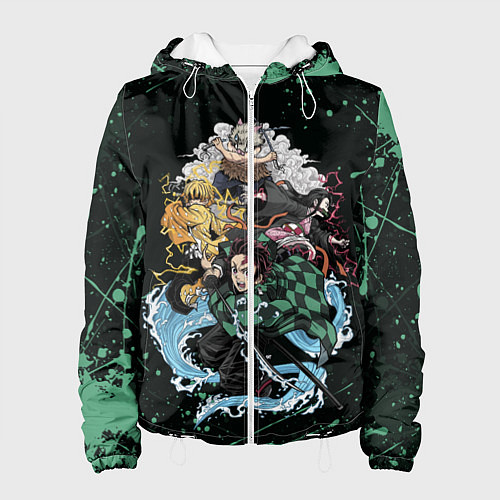 Женская куртка KIMETSU NO YAIBA / 3D-Белый – фото 1