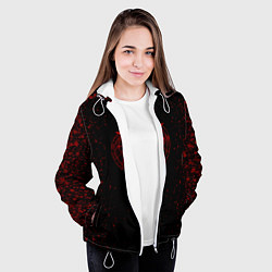 Куртка с капюшоном женская Стальной алхимик, цвет: 3D-белый — фото 2