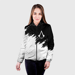 Куртка с капюшоном женская ASSASSINS CREED, цвет: 3D-черный — фото 2