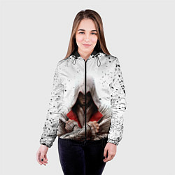 Куртка с капюшоном женская ASSASSINS CREED, цвет: 3D-черный — фото 2
