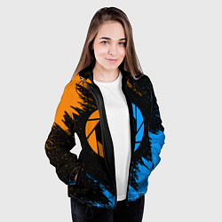 Куртка с капюшоном женская PORTAL, цвет: 3D-черный — фото 2