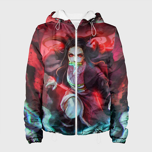 Женская куртка KIMETSU NO YAIBA / 3D-Белый – фото 1