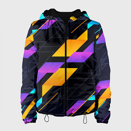Женская куртка Modern Geometry / 3D-Черный – фото 1