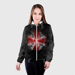 Куртка с капюшоном женская RESIDENT EVIL 3, цвет: 3D-белый — фото 2