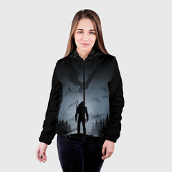 Куртка с капюшоном женская ВЕДЬМАК, цвет: 3D-черный — фото 2