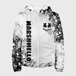 Куртка с капюшоном женская Marshmello, цвет: 3D-белый