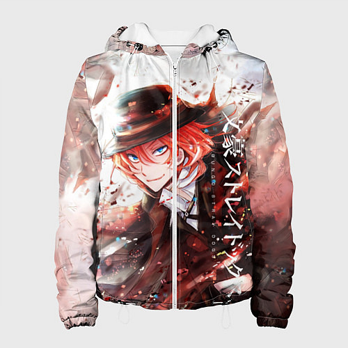 Женская куртка Bungou Stray Dogs / 3D-Белый – фото 1