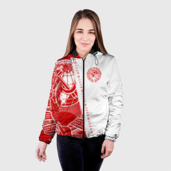 Куртка с капюшоном женская СССР, цвет: 3D-черный — фото 2