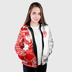 Куртка с капюшоном женская СССР, цвет: 3D-черный — фото 2