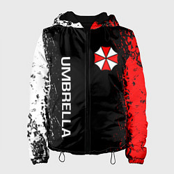 Куртка с капюшоном женская RESIDENT EVIL UMBRELLA, цвет: 3D-черный