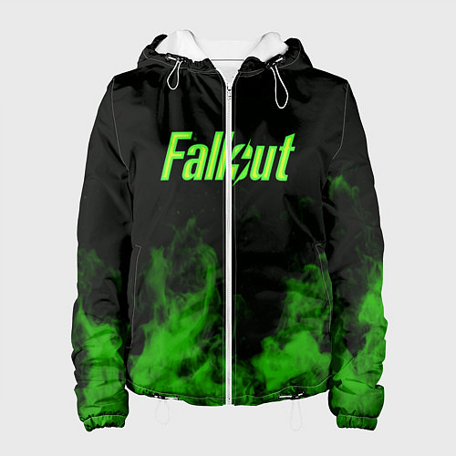 Женская куртка FALLOUT / 3D-Белый – фото 1