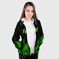 Куртка с капюшоном женская FALLOUT, цвет: 3D-белый — фото 2