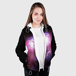 Куртка с капюшоном женская Five Nights At Freddy's, цвет: 3D-белый — фото 2