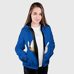 Куртка с капюшоном женская Sonic, цвет: 3D-черный — фото 2