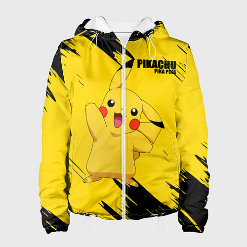 Женская куртка PIKACHU: PIKA PIKA / 3D-Белый – фото 1