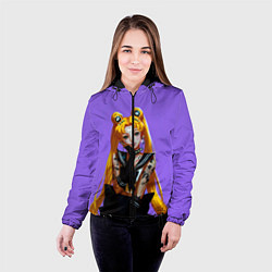 Куртка с капюшоном женская SAILOR MOON, цвет: 3D-черный — фото 2