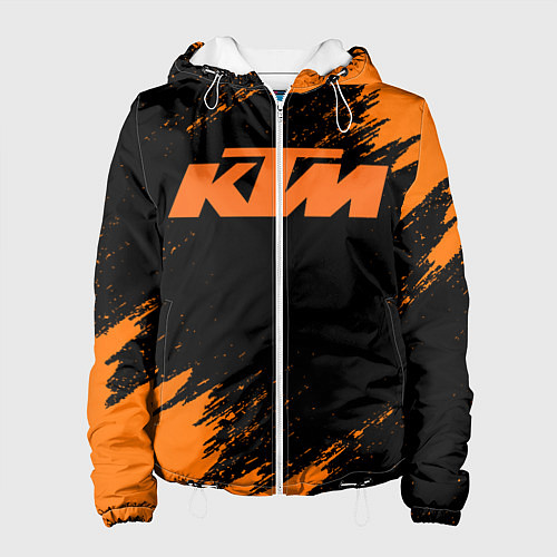 Женская куртка KTM / 3D-Белый – фото 1