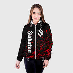 Куртка с капюшоном женская SABATON, цвет: 3D-белый — фото 2