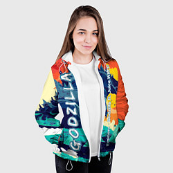 Куртка с капюшоном женская Eminem и Juice WRLD, цвет: 3D-белый — фото 2