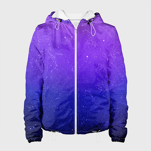 Женская куртка Звёздное небо / 3D-Белый – фото 1