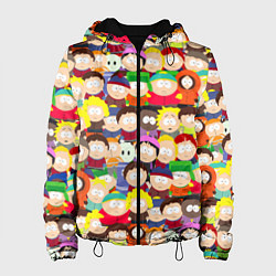 Куртка с капюшоном женская ЮЖНЫЙ ПАРК, цвет: 3D-черный