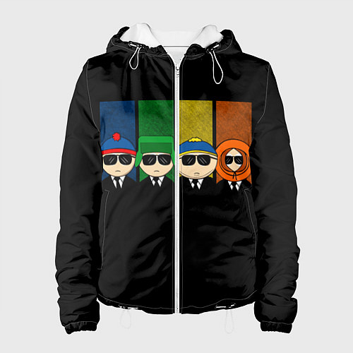 Женская куртка South Park / 3D-Белый – фото 1