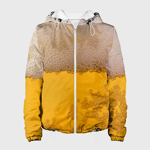 Женская куртка Пиво / 3D-Белый – фото 1