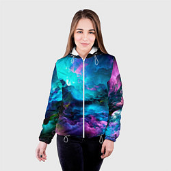 Куртка с капюшоном женская Fantasy, цвет: 3D-белый — фото 2