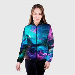 Куртка с капюшоном женская Fantasy, цвет: 3D-черный — фото 2
