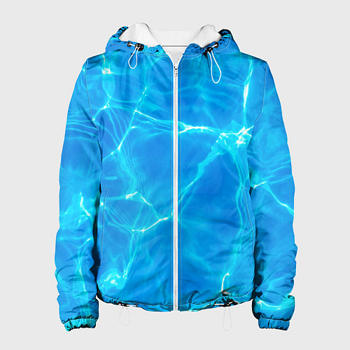 Женская куртка Вода / 3D-Белый – фото 1