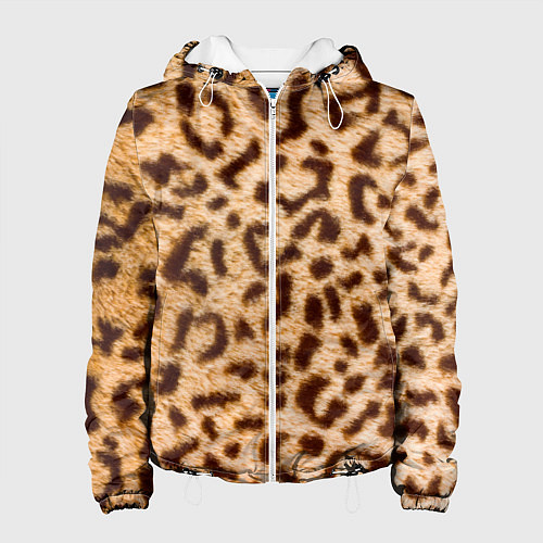 Женская куртка Леопард / 3D-Белый – фото 1