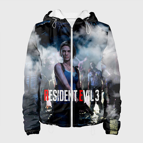 Женская куртка RESIDENT EVIL 3 / 3D-Белый – фото 1