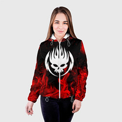 Куртка с капюшоном женская THE OFFSPRING, цвет: 3D-белый — фото 2