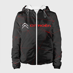 Куртка с капюшоном женская CITROЁN, цвет: 3D-белый