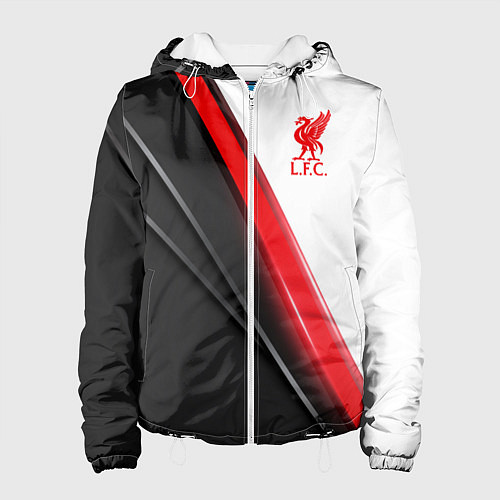 Женская куртка Liverpool F C / 3D-Белый – фото 1