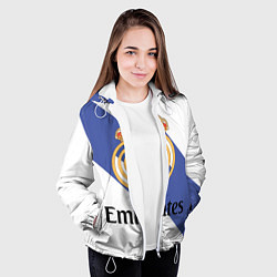 Куртка с капюшоном женская Реал, цвет: 3D-белый — фото 2