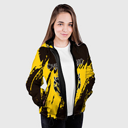 Куртка с капюшоном женская Overlord, цвет: 3D-черный — фото 2