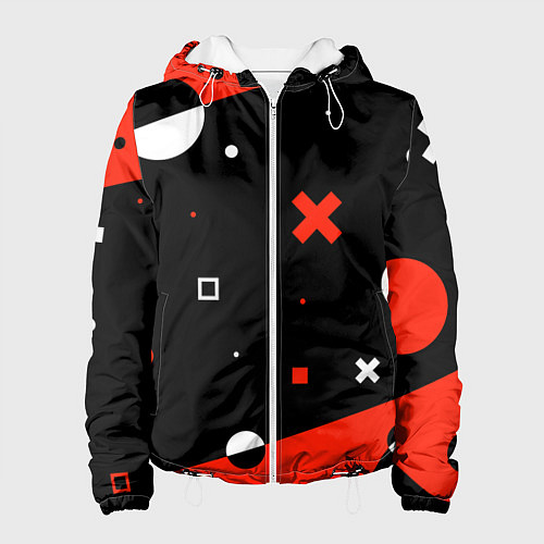 Женская куртка ФИГУРКИ / 3D-Белый – фото 1