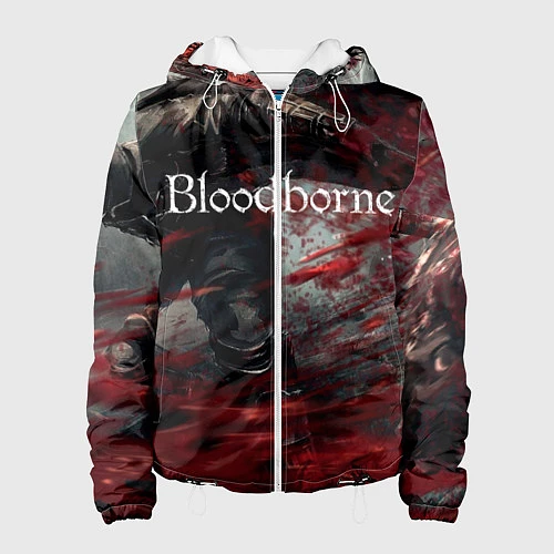 Женская куртка Bloodborne / 3D-Белый – фото 1