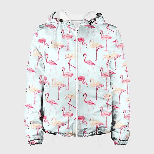 Женская куртка Фламинго / 3D-Белый – фото 1