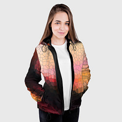 Куртка с капюшоном женская Пикси кожа, цвет: 3D-черный — фото 2