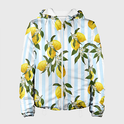 Женская куртка Лимоны / 3D-Белый – фото 1