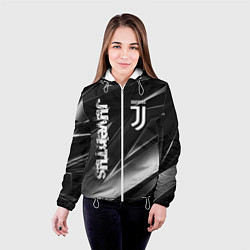 Куртка с капюшоном женская JUVENTUS, цвет: 3D-белый — фото 2