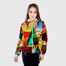 Куртка с капюшоном женская ПИКАССО, цвет: 3D-белый — фото 2