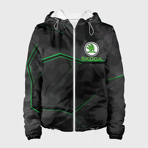 Женская куртка SKODA / 3D-Белый – фото 1