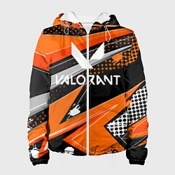 Куртка с капюшоном женская Valorant, цвет: 3D-белый