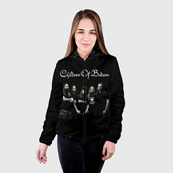 Куртка с капюшоном женская Children of Bodom 3, цвет: 3D-черный — фото 2