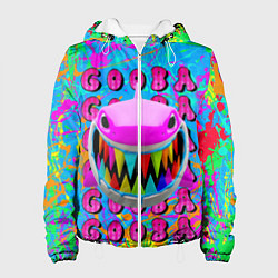 Куртка с капюшоном женская 6IX9INE GOOBA, цвет: 3D-белый